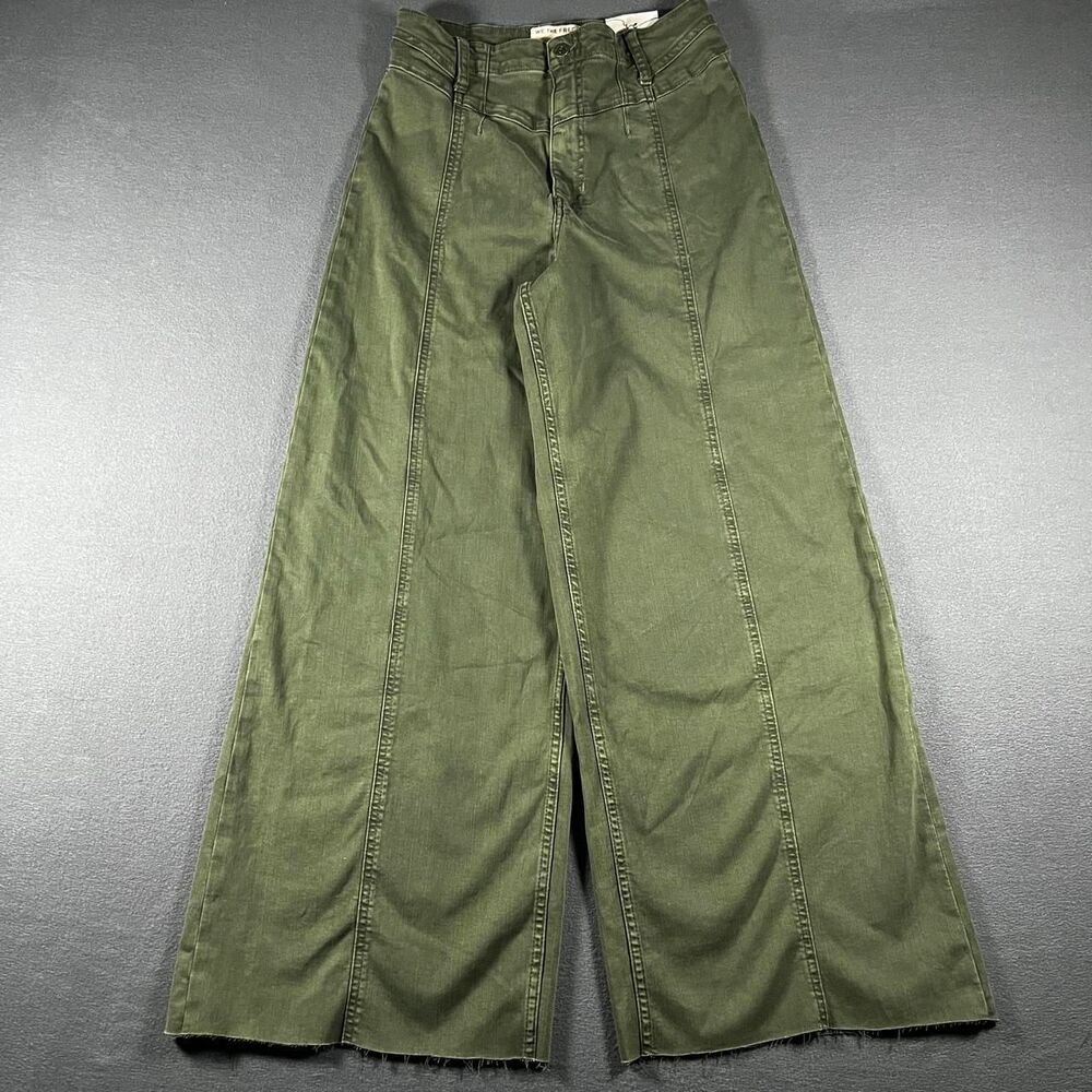 We-the-free Women's Green Jeans